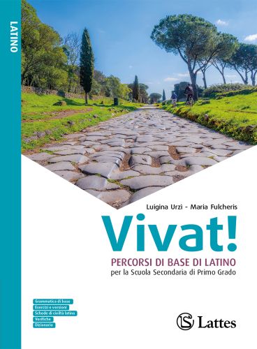 Copertina del libro Vivat! Percorsi di base di latino per la scuola secondaria di primo grado